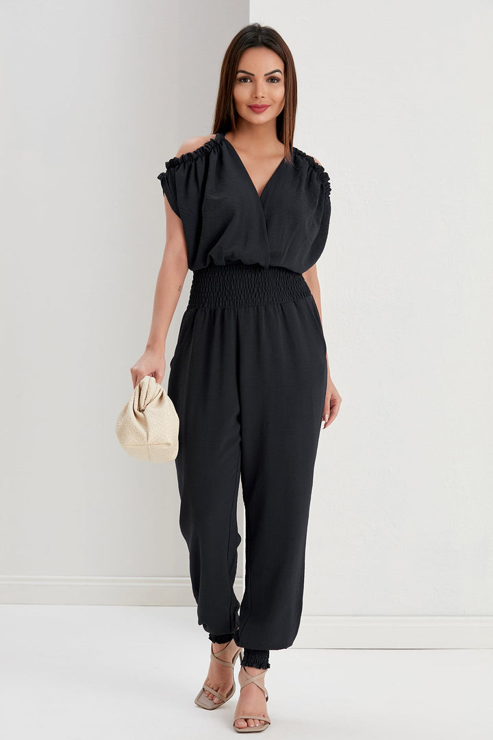 Lila Jumpsuit in Black (PRE-ORDER) - jqwholesale.com