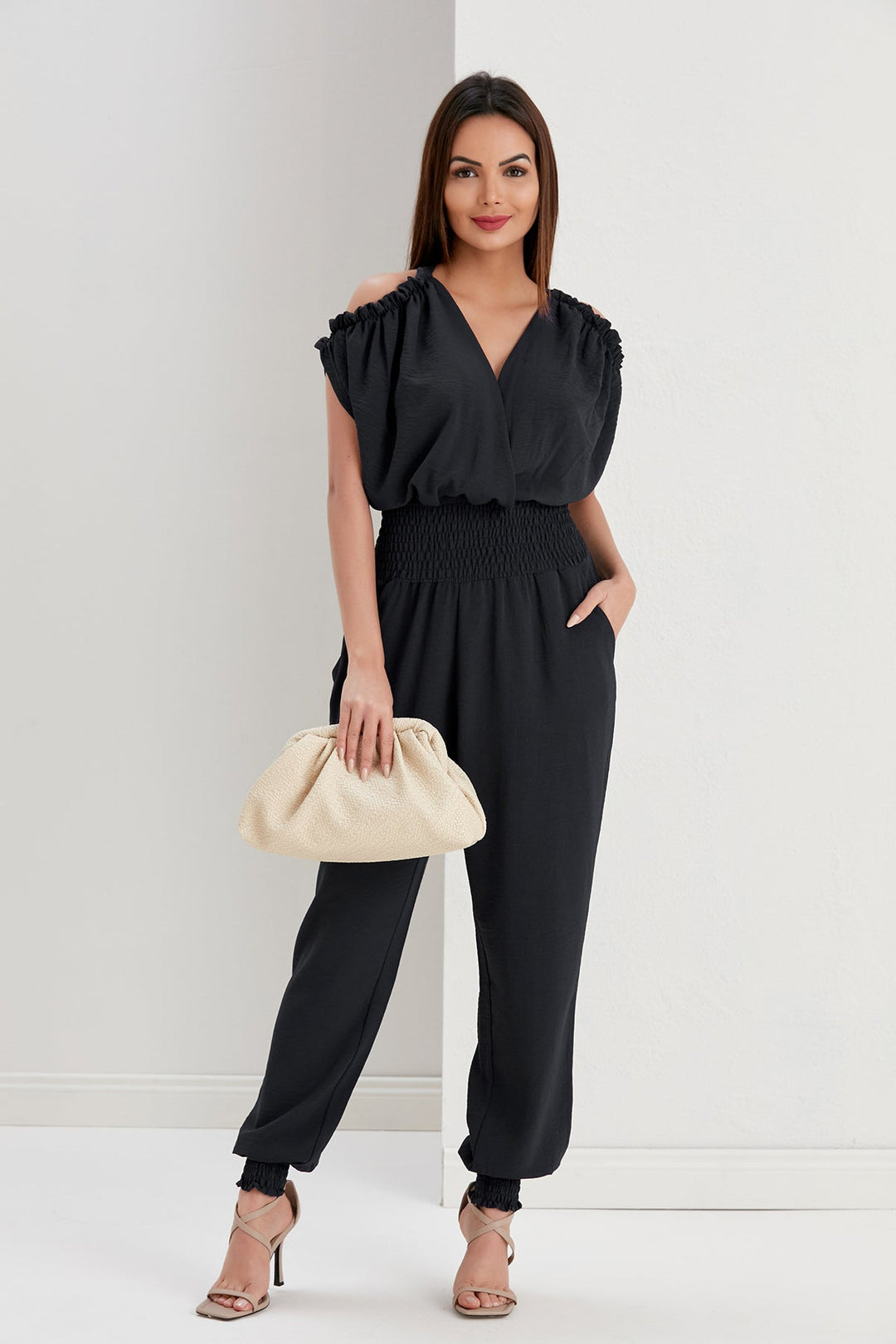 Lila Jumpsuit in Black (PRE-ORDER) - jqwholesale.com